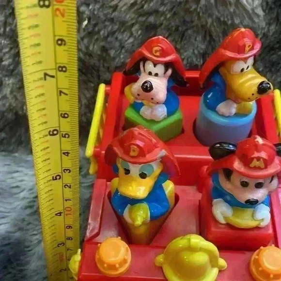 Mattel Disney Vtg 1989 Mickey
Mouse & Friends  Fire Truck
Motorized - Picture 12 of 13